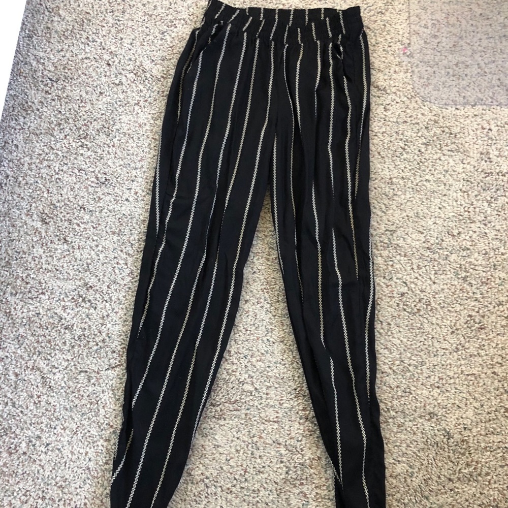 H&M striped fancy joggers